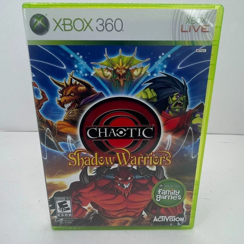 Chaotic: Shadow Warriors X360 Activision (Xbox 360, 2009) No Manual